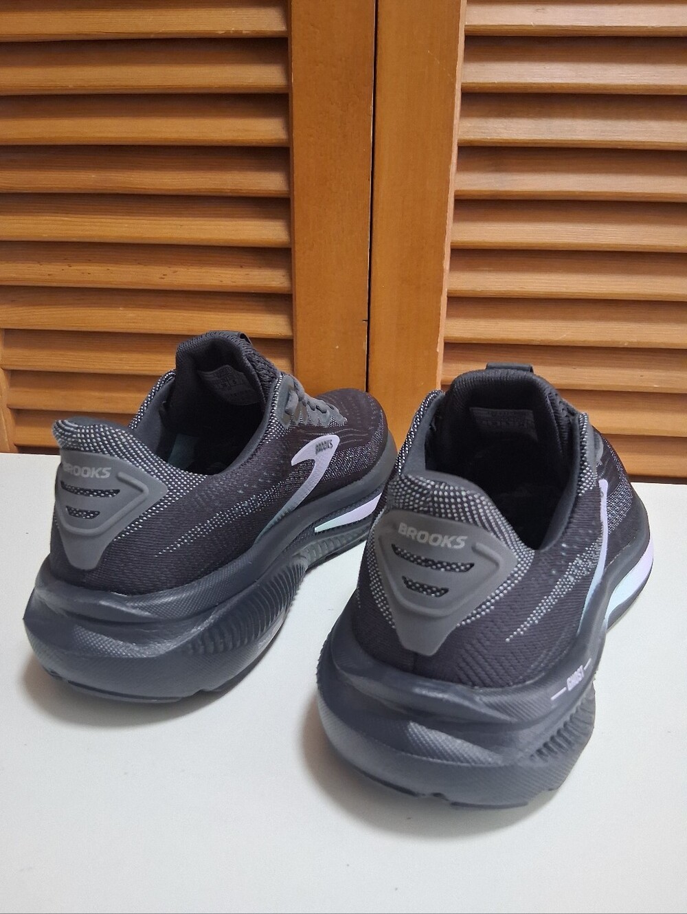 Brooks Ghost 17 Grey Clearwater Purple Size 7 Women's Running 1204311B081 *NEW - Picture 6 of 8